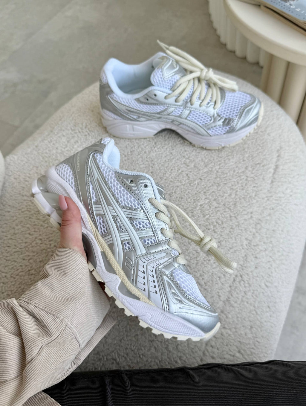 Asics Gel Kayano 14 Beige / Silver