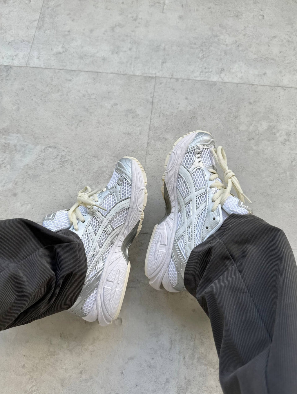 Asics Gel Kayano 14 Beige / Silver