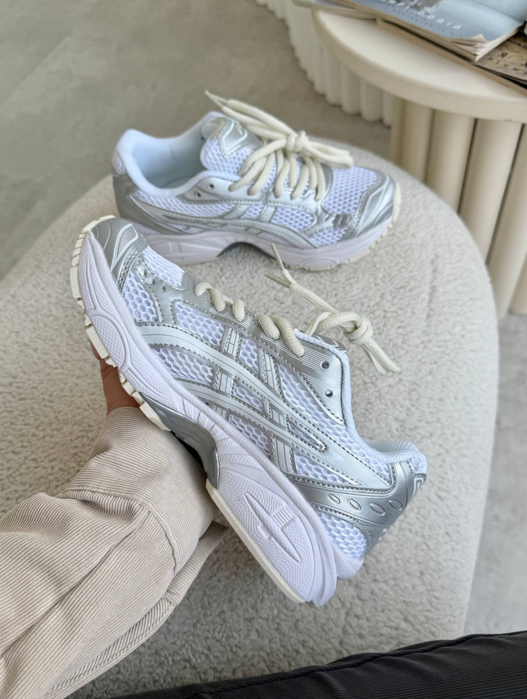 Asics Gel Kayano 14 Beige / Silver