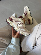 New Balance 9060 Blanc Beige Rouge
