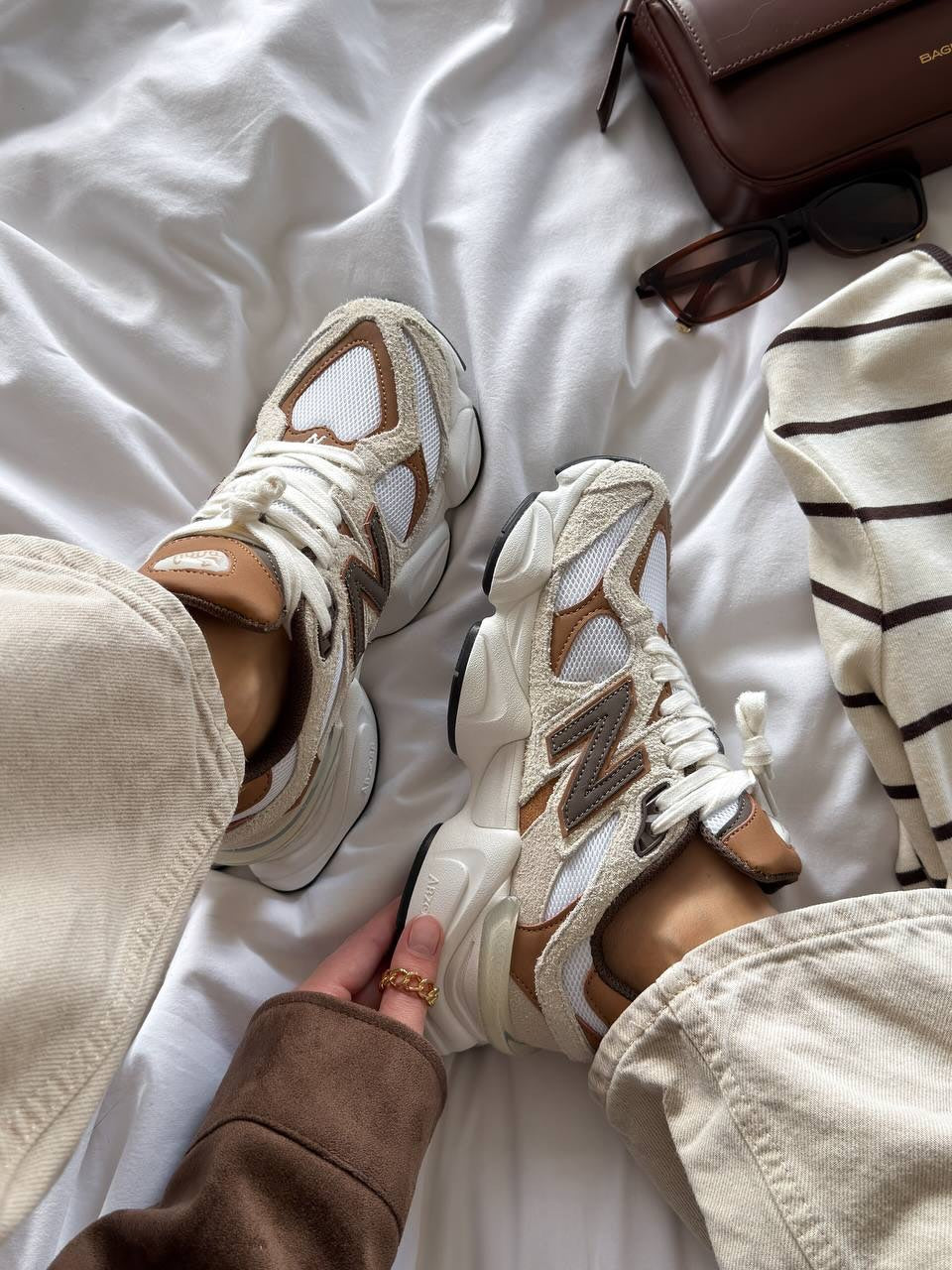 New Balance 9060 Breakfast Tea Angora