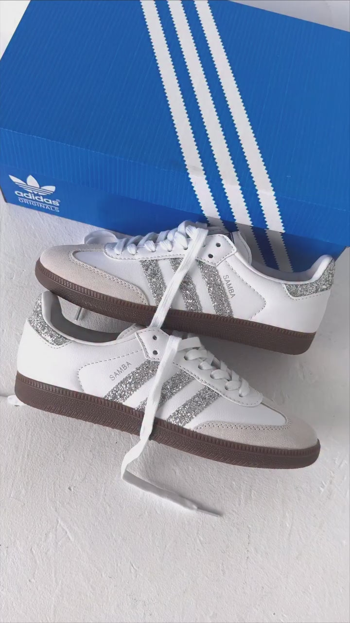 Adidas Samba Glitter Silver